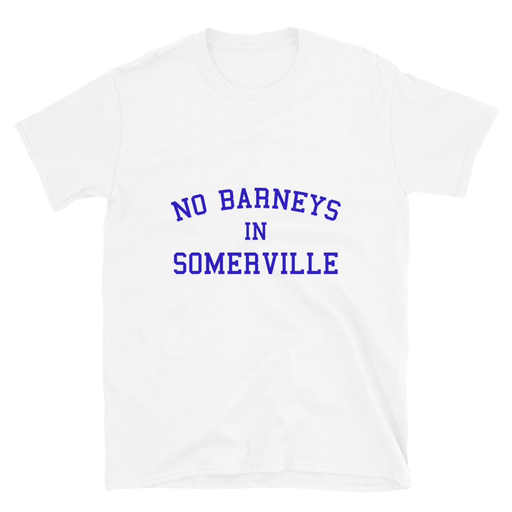 No Barneys in Somerville White and Blue